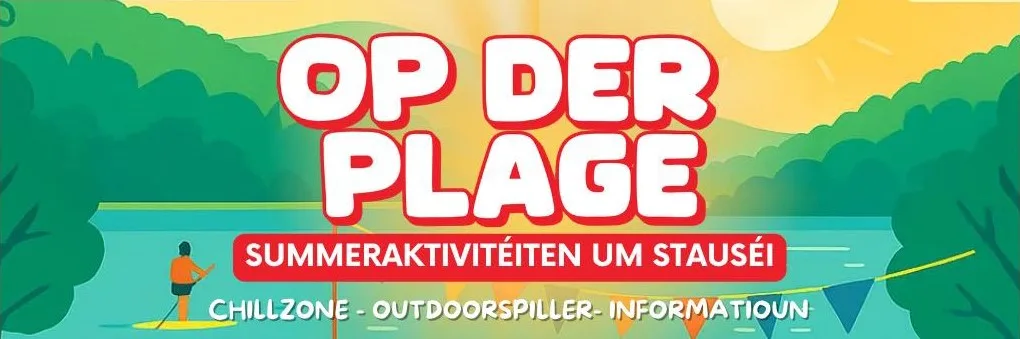 Op der Plage: animations cet été autour du lac de la Haute-Sûre