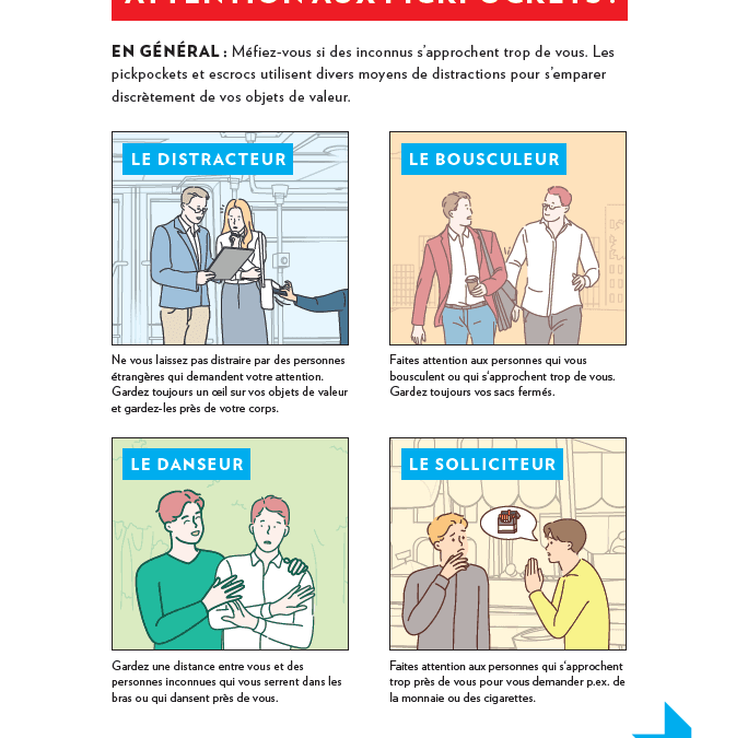 Attention aux pickpockets !