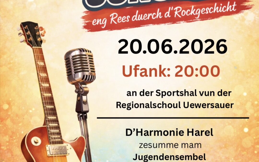 Summer Concert – eng Rees duerch d’Rockgeschicht