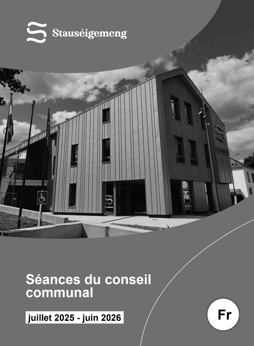 Séances du conseil communal juillet 2025 - juin 2026