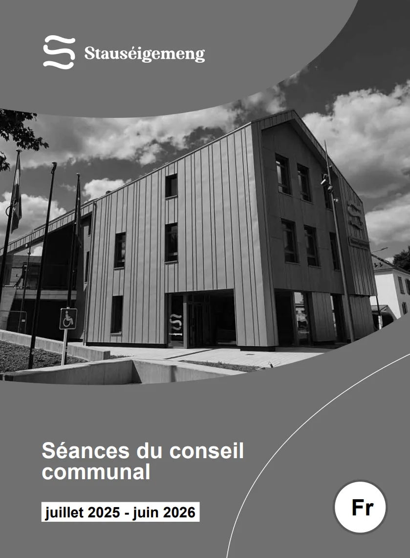 Séances du conseil communal juillet 2025 - juin 2026