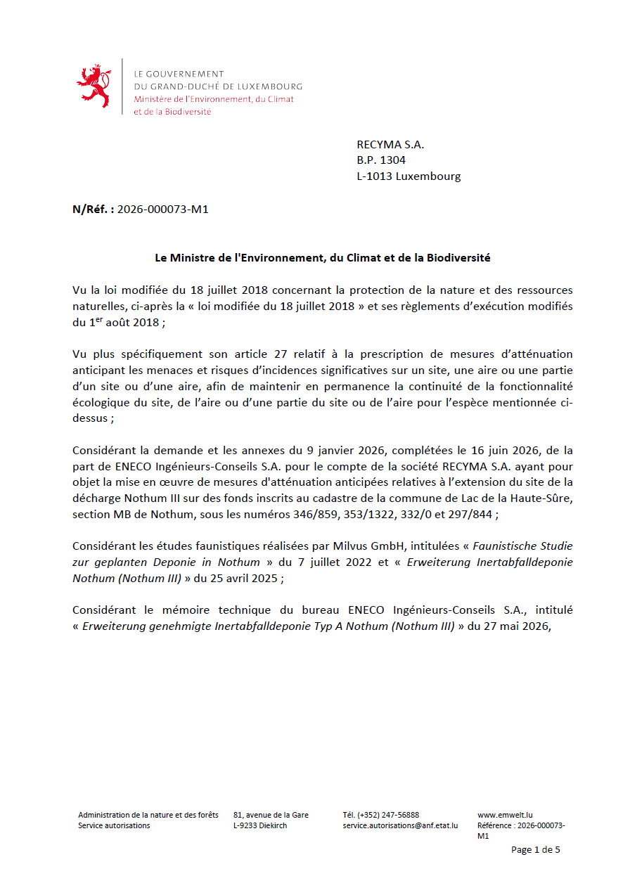 Décision 2026-000073-M1