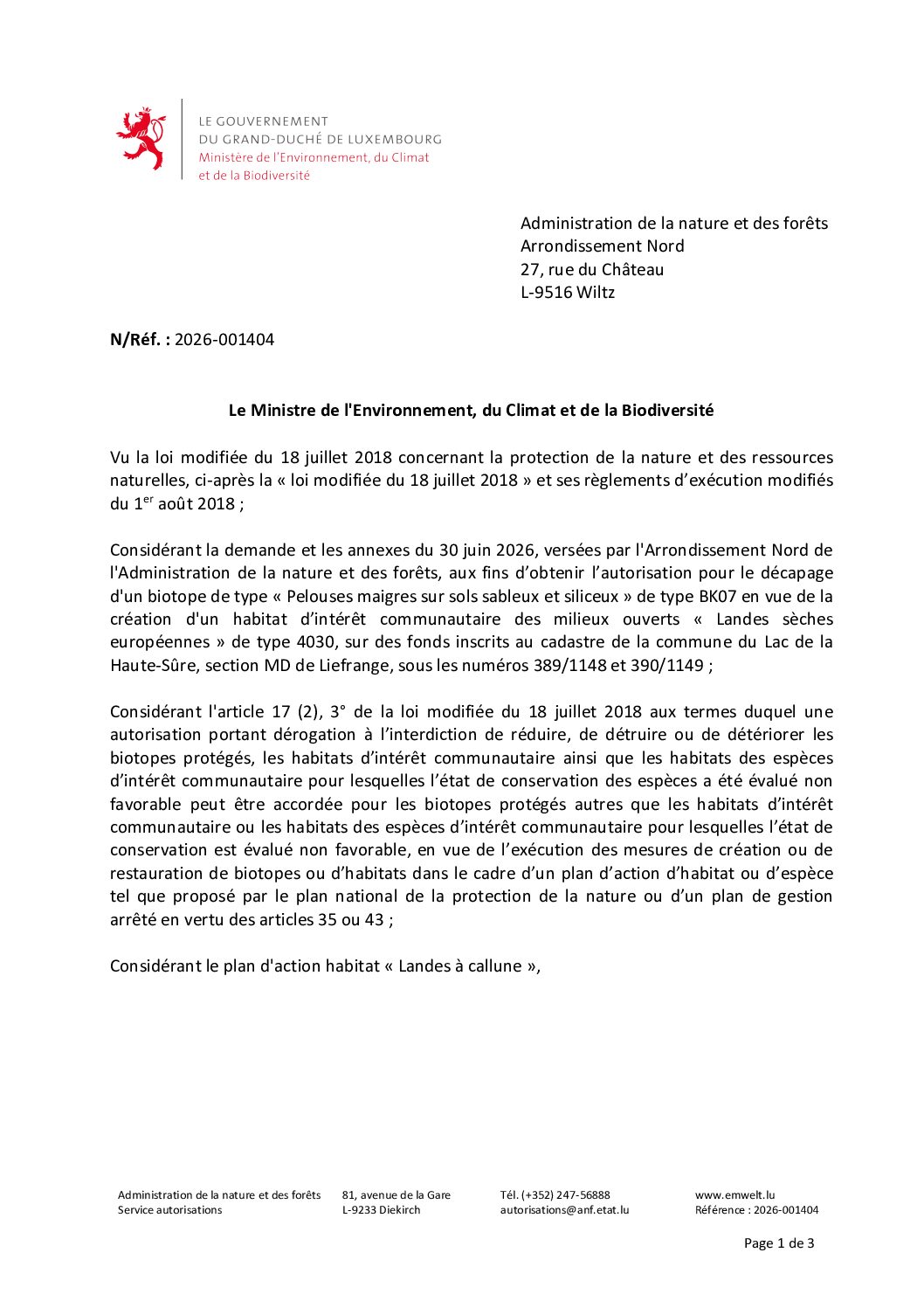 Décision 2026-001404